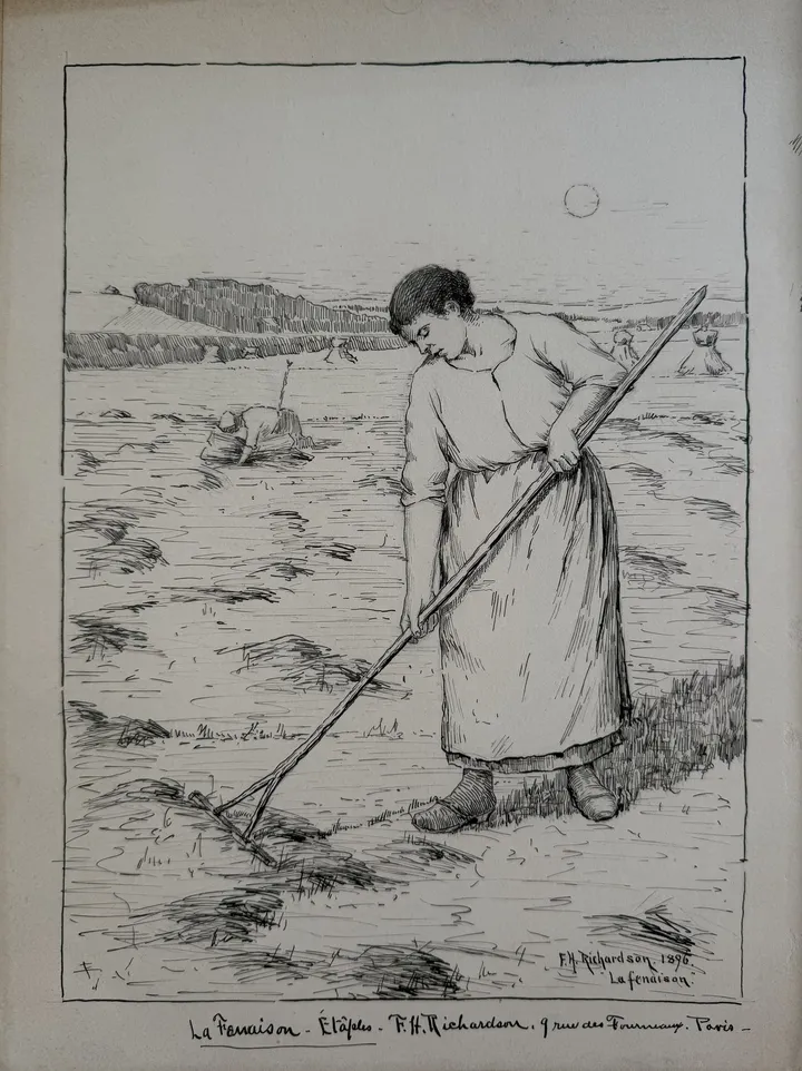 Catalogue illustration of La Fanaison (Haymaking)