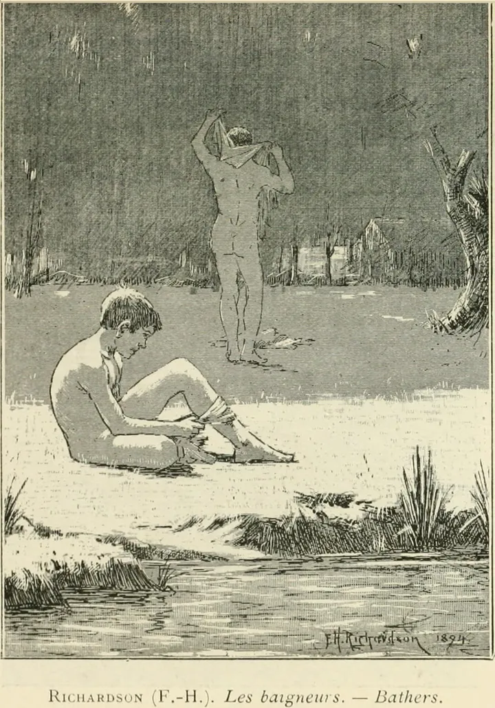 Catalogue illustration of The Bathers